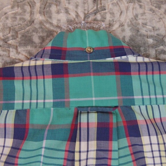 Vintage Fox Collection Shirt Mens Extra Large Plaid Short Sleeve Single Needle - Picture 12 of 14